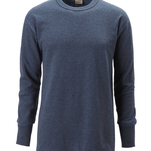 Men's Double-Layer Underwear, Crewneck, Nautical Navy, Size M (regular) - Picture 1 of 3